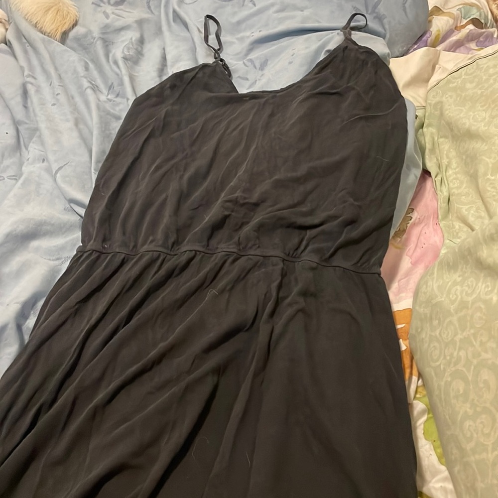 Black aritzia summer dress, knee length